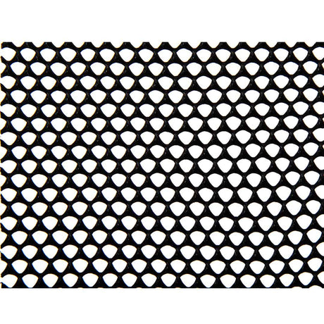 3100293NEGRO Malla Diamante filtro orificio 5x5mmx2.0m ancho negro Rollo x30MT