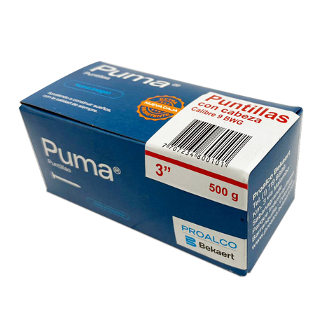 Puntilla con cabeza 3 Caja X 50 Cajetillas de 25Kg
