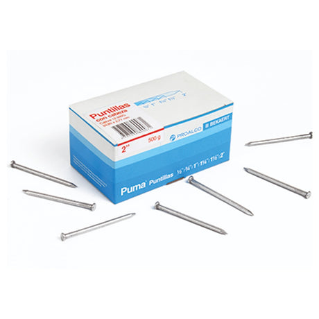 -210956-251432 Puntilla con cabeza 1 1/2" Caja X 50 Cajetillas de 25Kg