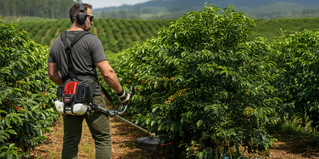 cultivos con guadaña