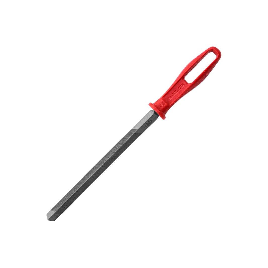 Lima 8” Triangular con Mango Rojo