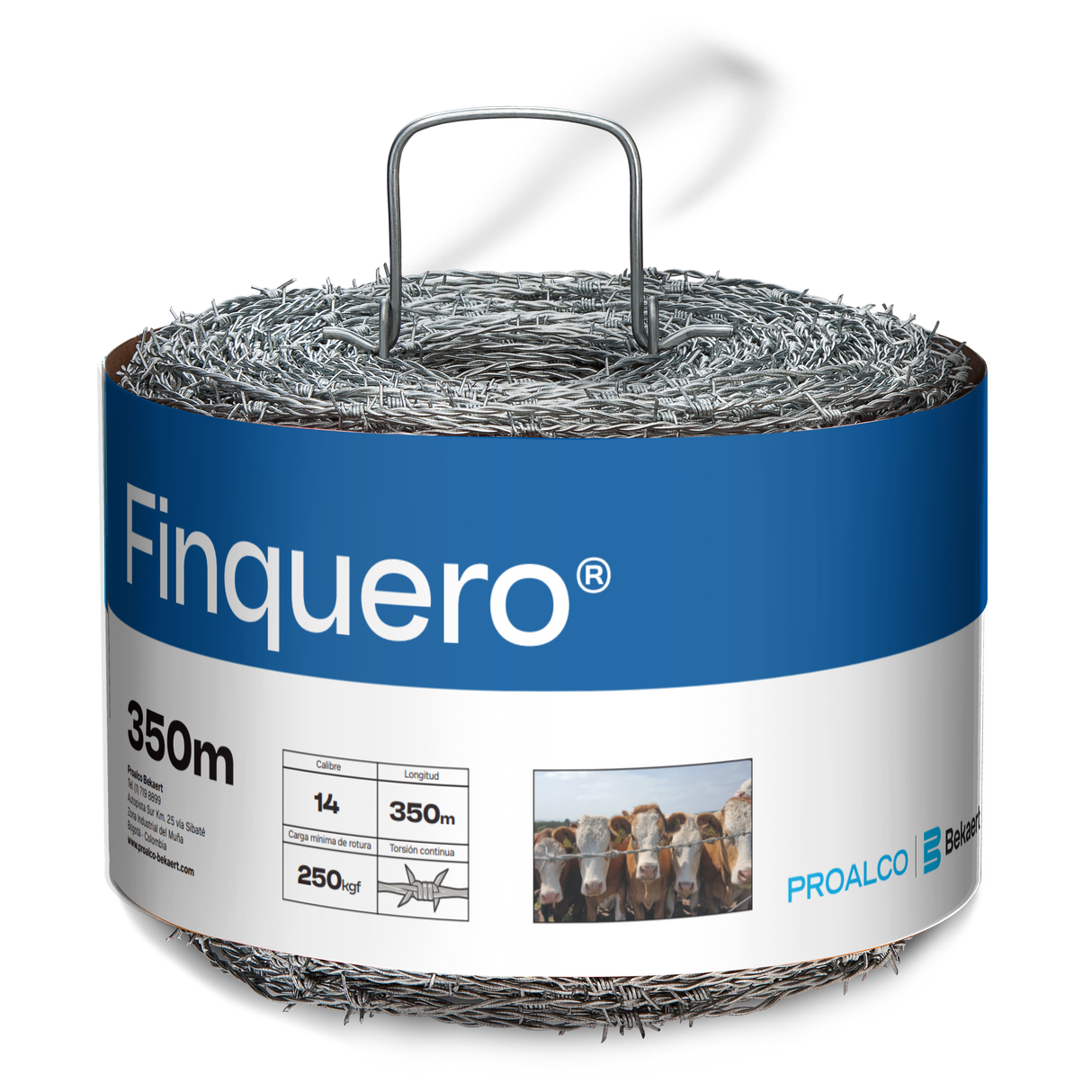 -210241 Púas finquero calibre 14.0 X 350 mts