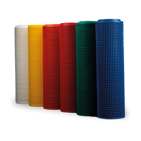Malla Cuadrada multiusos 2x2, 1m de ancho,Verde Rollo x 30 MT 3101128VERDE