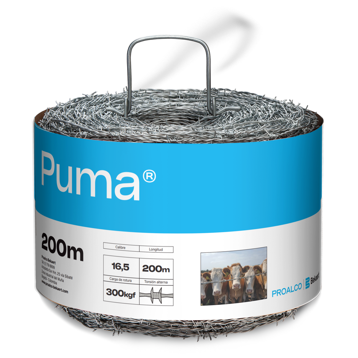-260910-264011 Púas Puma calibre 16.5 X 200 mts