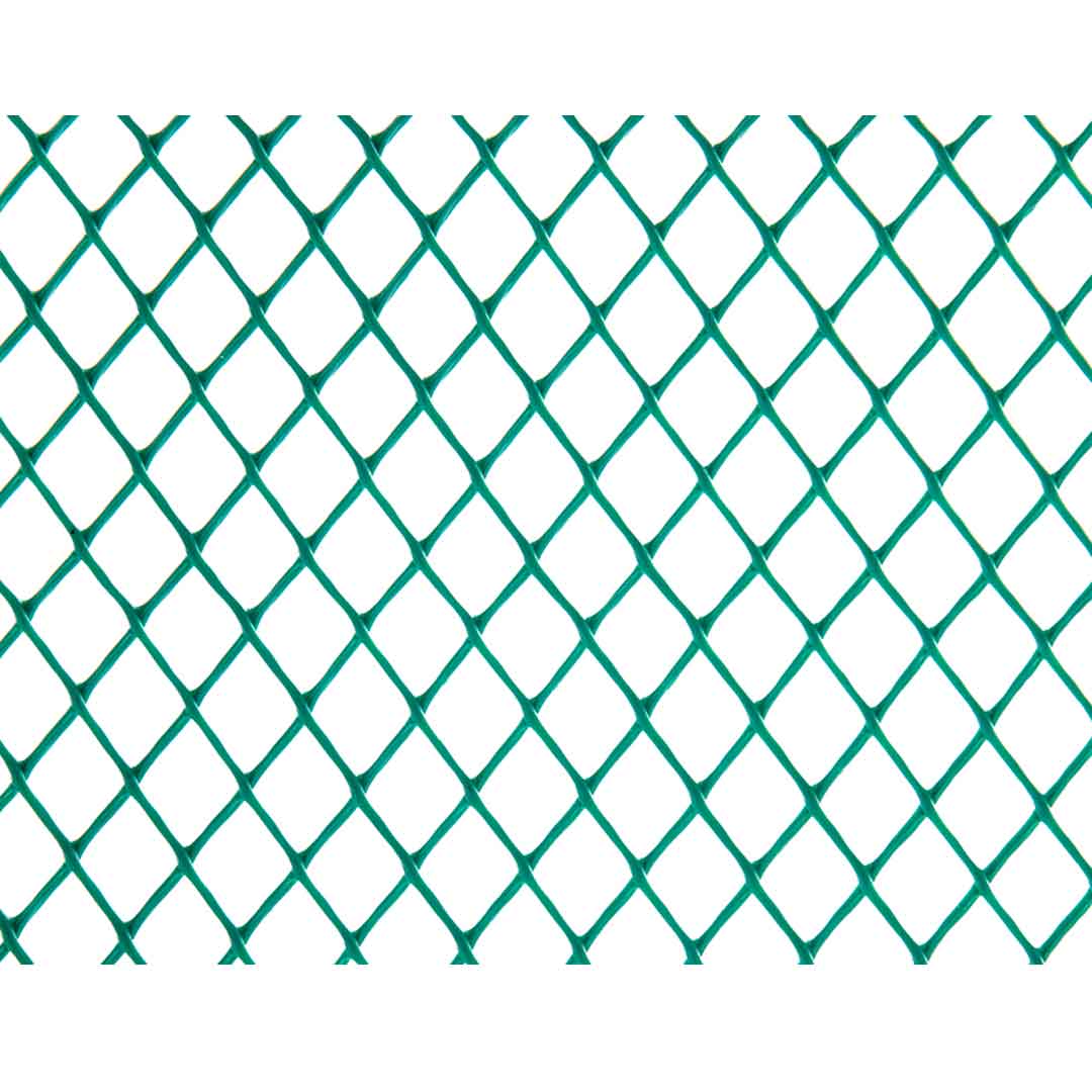 Malla Diamante orificio11x11mmx1.0m de ancho verde Rollo x 30 MT