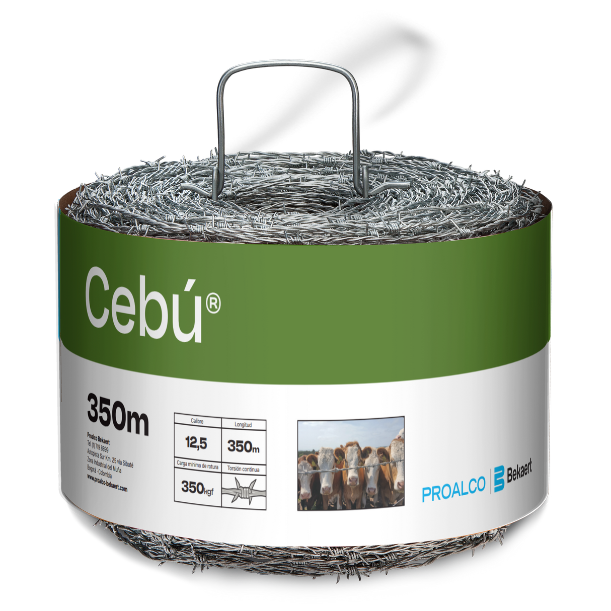 -210240-261527 Púas Cebú calibre 12.5 X 350 mts