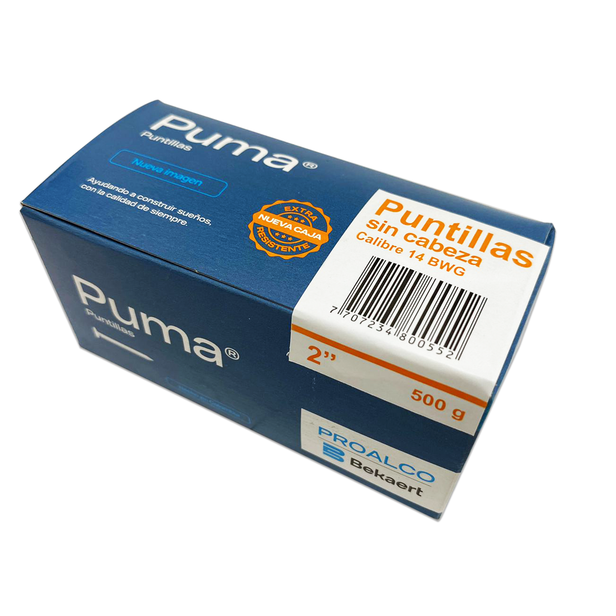 Puntilla Sin cabeza 2 Caja X 50 Cajetillas de 25Kg