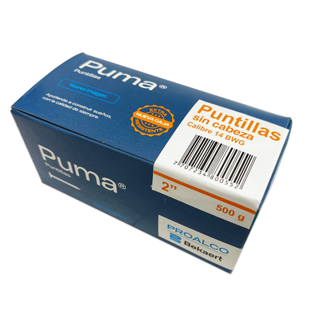 Puntilla Sin cabeza 2 Caja X 50 Cajetillas de 25Kg