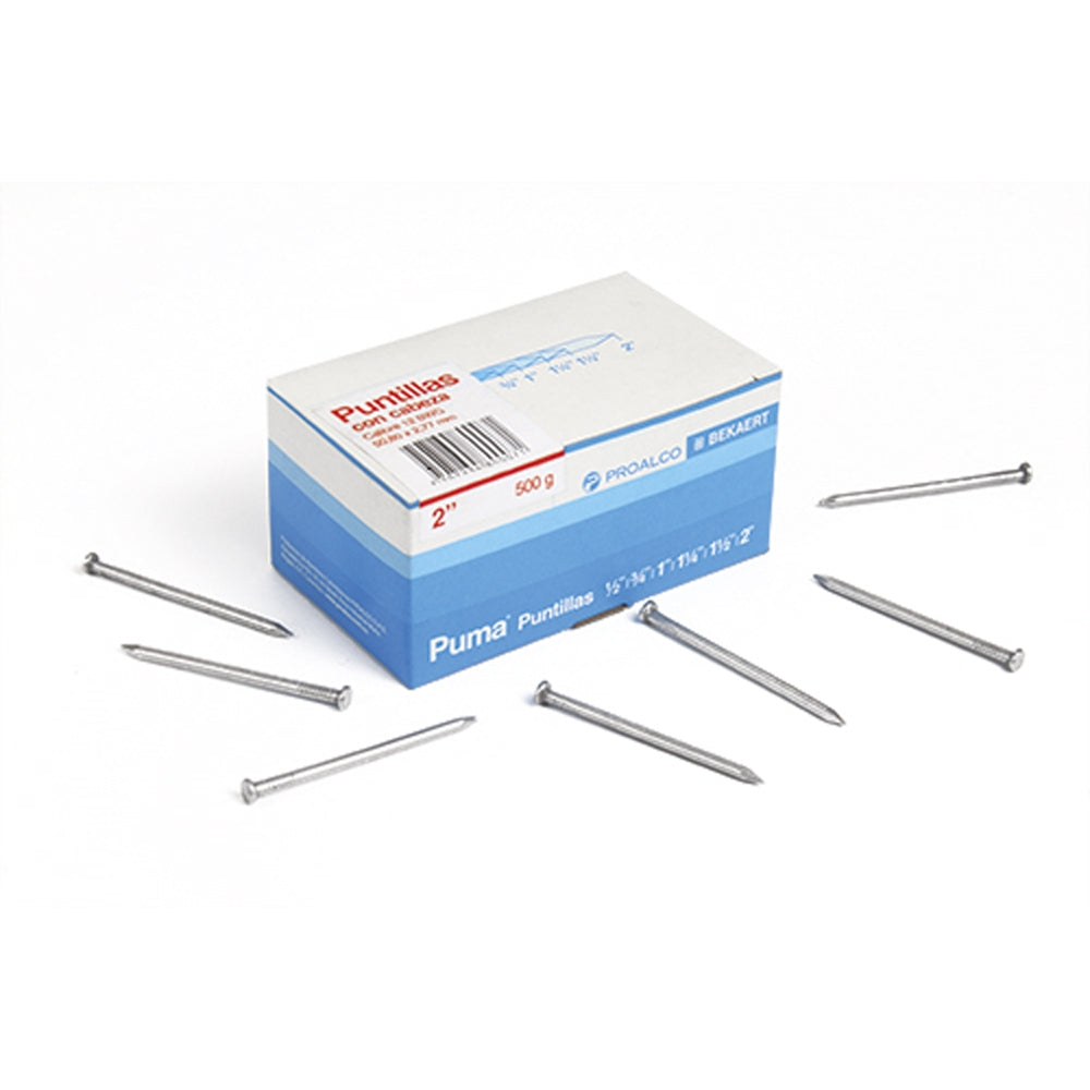 Puntilla Con Cabeza Combo (11/2-2-21/2-3) Caja X 50 Cajetillas de 20Kg
