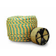 2201062 Soga Polipropileno 16mm, rafia 5/8" amarillo,verde