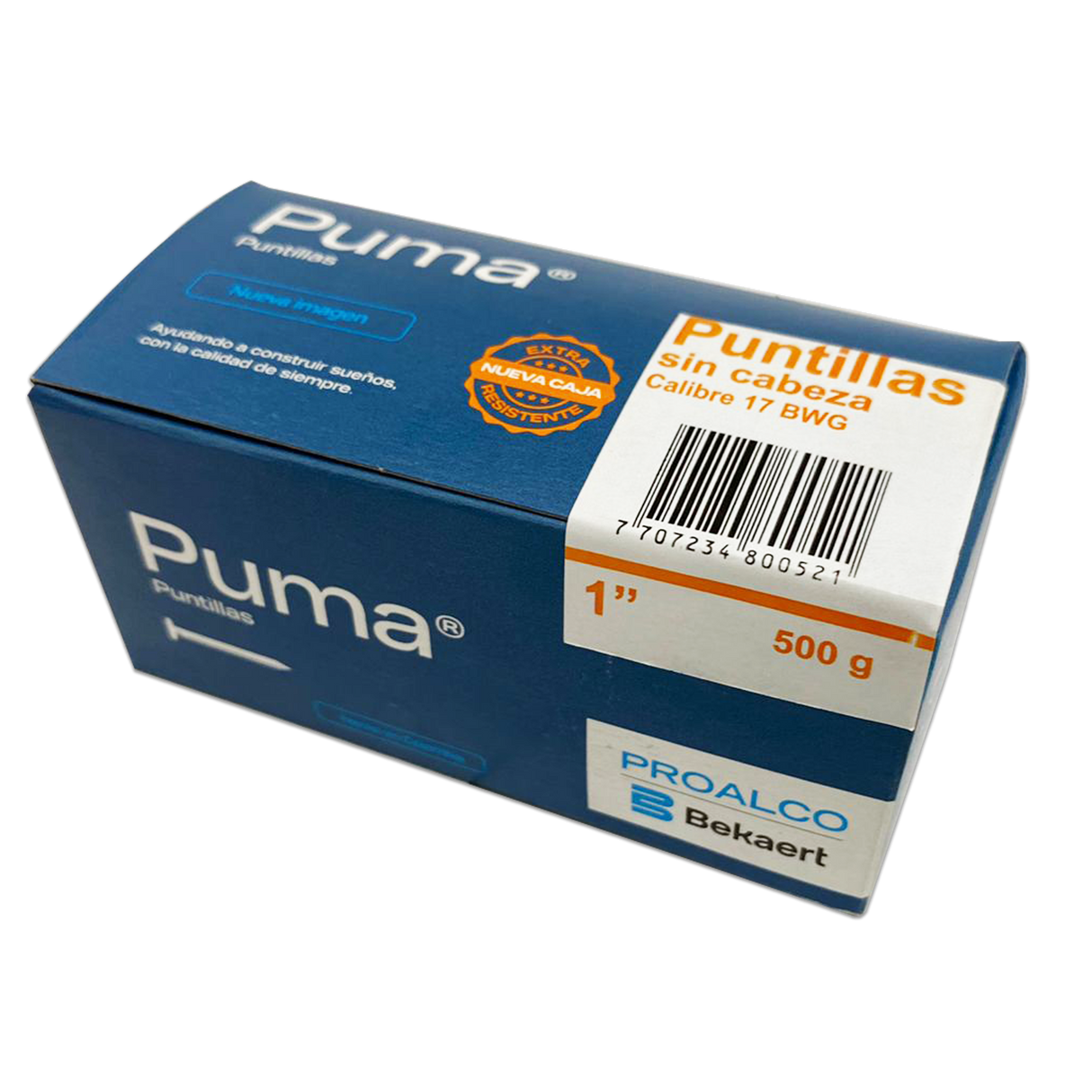 Puntilla Sin cabeza 1 Caja X 50 Cajetillas de 25Kg