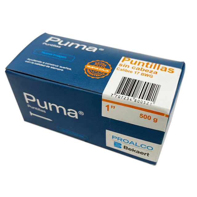 Puntilla Sin cabeza 1 Caja X 50 Cajetillas de 25Kg
